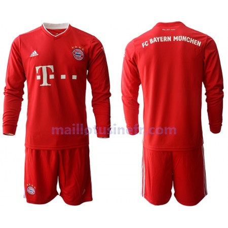 Maillot de Foot Bayern Munich Domicile 2020-21 Manches Longues - Enfant